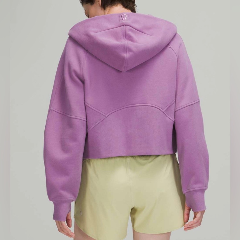 Lululemon purple soft scuba jacket
